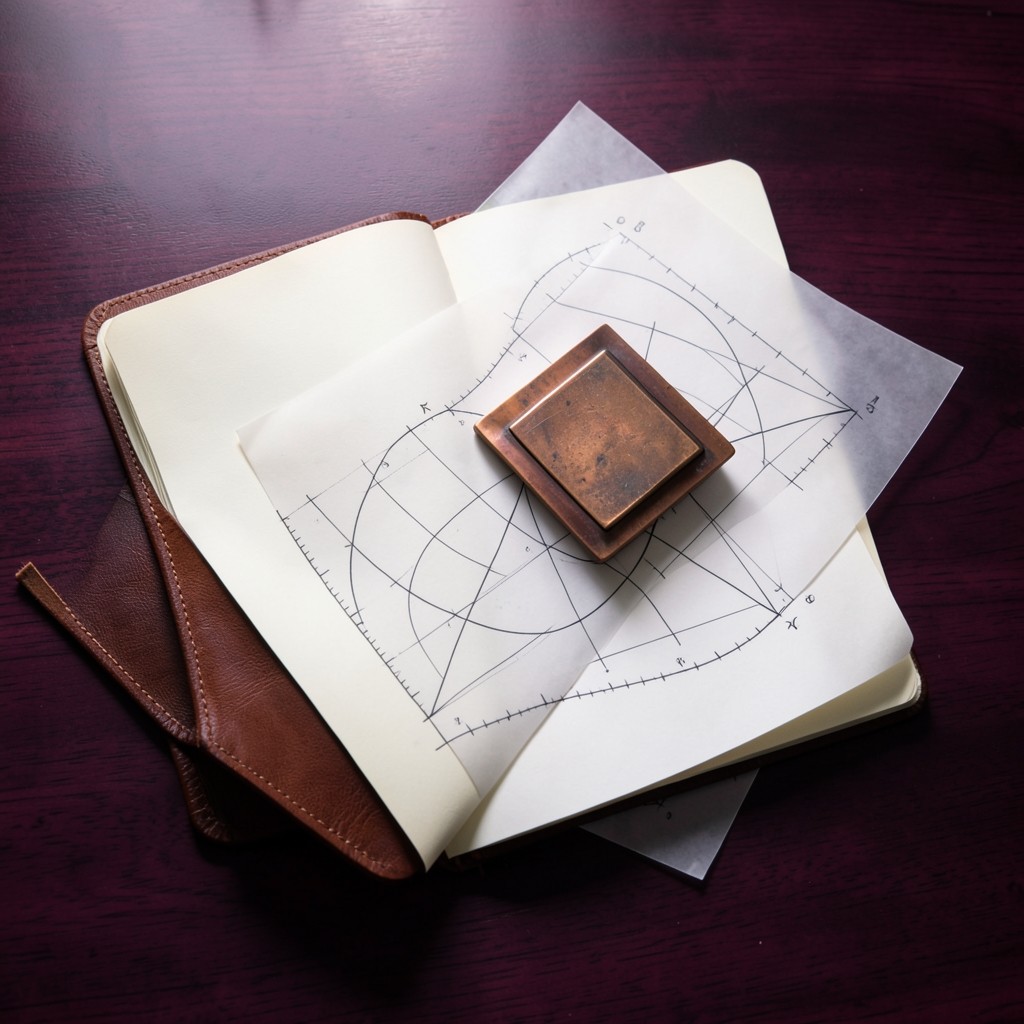 Mentoring table with notebook checklists and layered Fibonacci retracement sketches